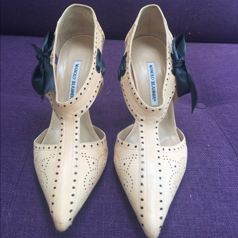 Manolo Blahnik 4 inch heels
